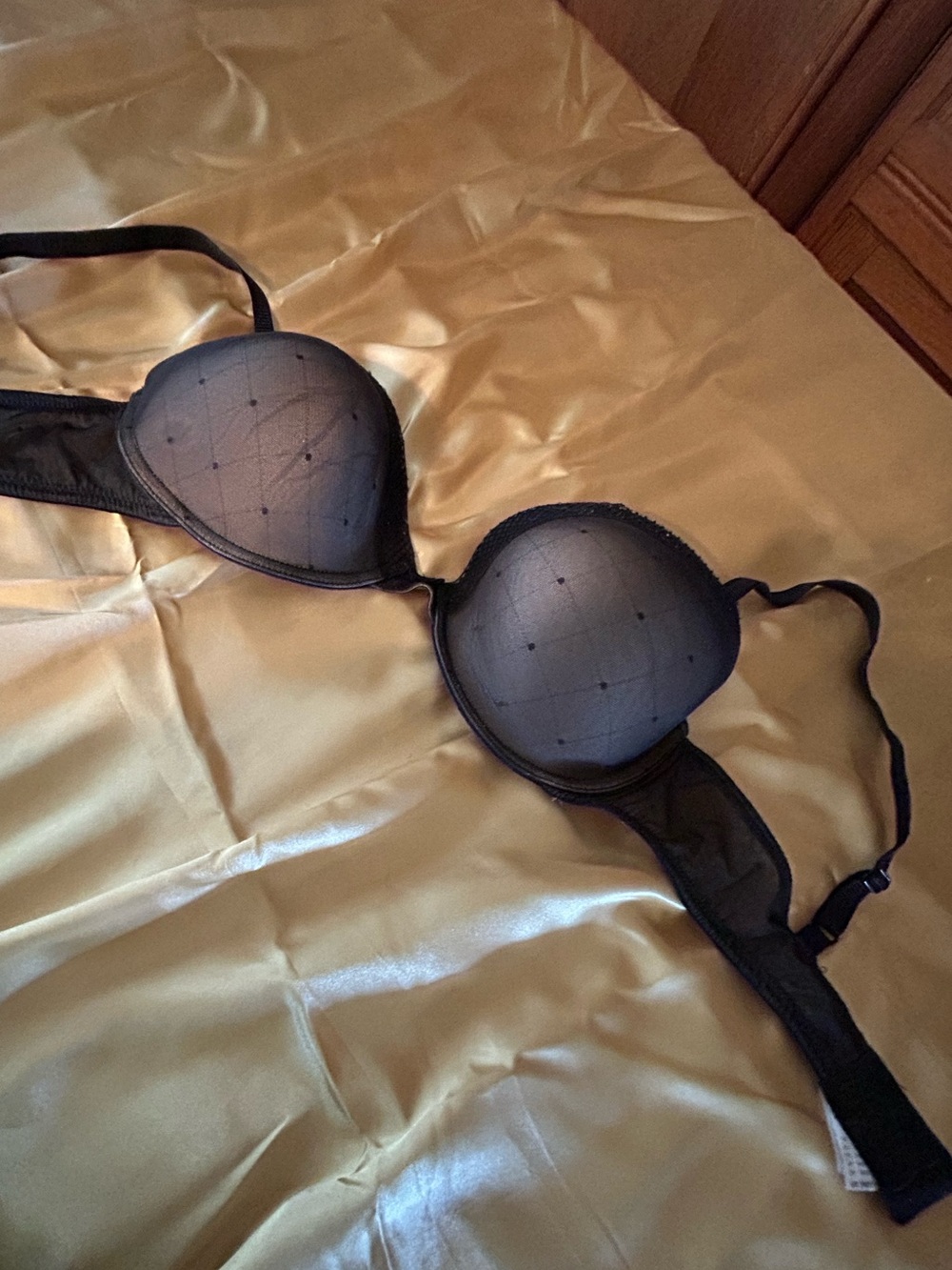 Black sheer look size 36 DD